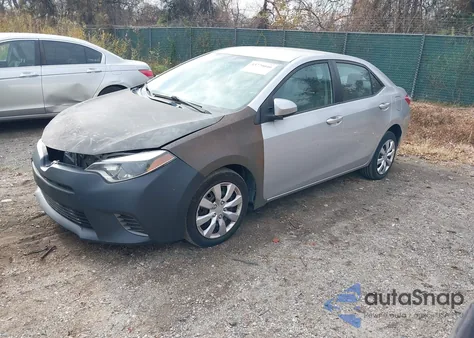2015 Toyota Corolla Le from USA, damaged, VIN 2T1BURHE9FC435633